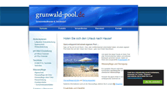 Desktop Screenshot of grunwald-pool.de